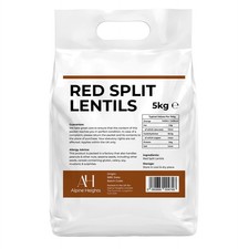 Red Split Lentils 5kg Masoor Dal Dried Lentils Pulses Bulk Catering Pack