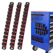 Workpro Magnetic Screwdriver Organizer And Wrench Organizer Aluminum Rail
