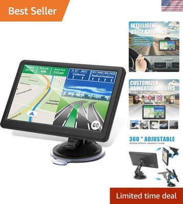 Car GPS Navigation 7-inch Touchscreen 2026 Maps Lifetime Updates Compatible W...