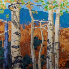 Art Original Large Painting Impressionism Mountain Landscape Hilton McLaurin