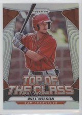 2020 Panini Prizm Top of the Class Silver Prizm Will Wilson #TOC-15 0kz8