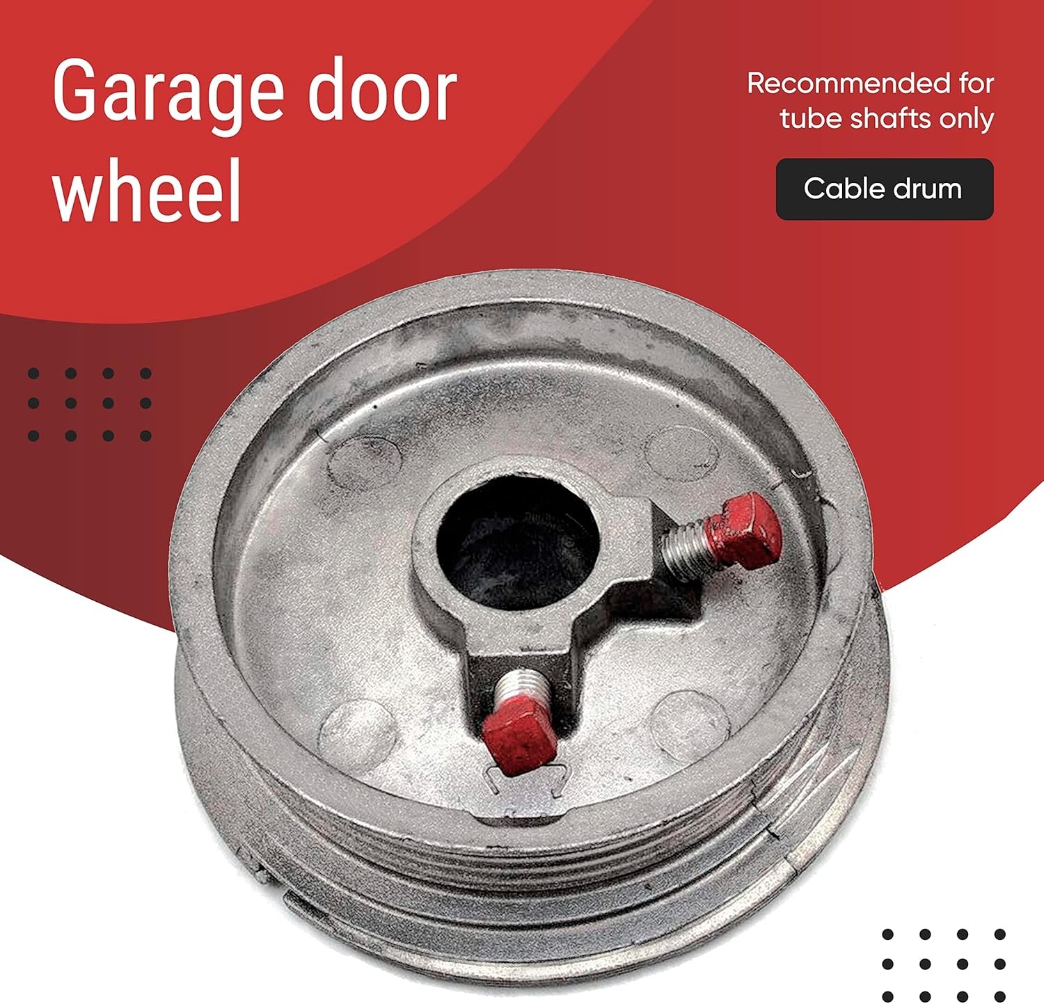 Garage Door Cable Drum Pair 400-8 Standard Lift for Up to 8" High Doors 4.85"