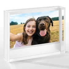 Instax Frame - Acrylic Picture Frame for Instax Wide & 2 Mini Film, 108mm x 8...