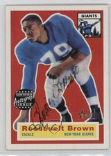2001 Topps Heritage Real One Auto Rosey Brown #41 Auto HOF 0rd2