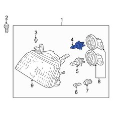 For Toyota Tundra 2007-2013 Toyota 9098113046 Front Headlight Bulb