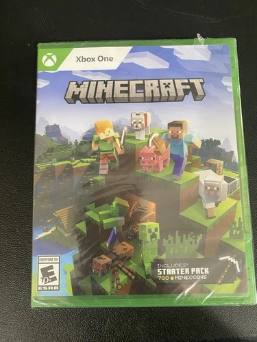 Microsoft Minecraft Xbox One Starter Pack Multiplayer 700 Minecoins Included