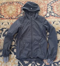 Lululemon Womens Jacket Size 4 Black Bliss Break Jogging Hooded