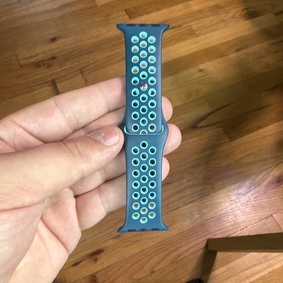 Apple Nike Sport Band Strap for Apple Watch Blue/Teal Perforated S/M