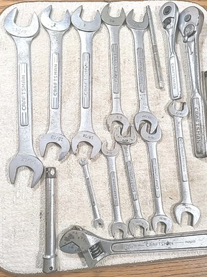 #ad Lot of Craftsman Wrenches Quick Release Ratchets 10quot; Adjustable Extensions $84.95