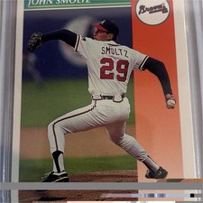 Score 1992 John Smoltz #287 Atlanta Braves Baseball MLB