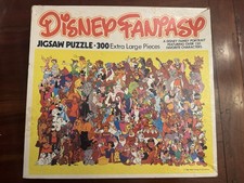 Complete Vintage DISNEY FANTASY 1981 Jigsaw Puzzle 300 Pcs Whitman