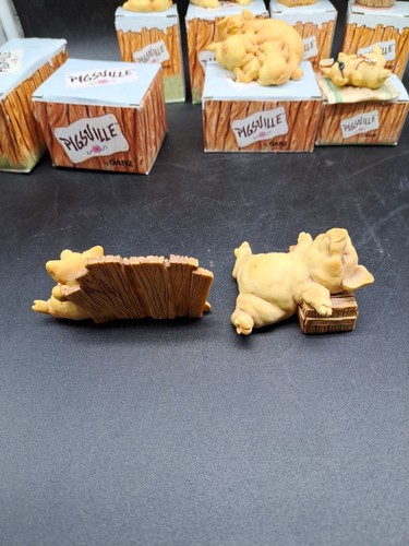 Vintage 1992 Ganz Pigsville Figuren 8 Stück - Bild 4 von 21