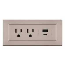Legrand Wiremold RDZCNI radiant Furniture Power Center with USB, Recessed Power