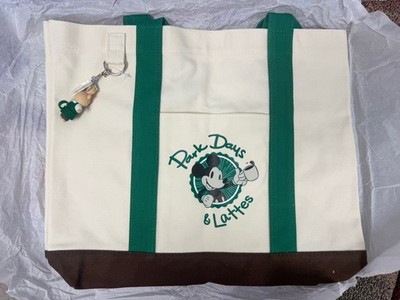 Disney Parks 2026 Starbucks Park Days and Lattes Tote Bag With