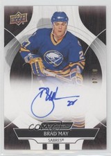 2024-25 Upper Deck Engrained Icons Auto Mahogany /10 Brad May #CA-AY Auto 11jd