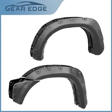 4X Fender Flares for 12-15 Toyota Tacoma 6ft 73.5" Long Bed  Pocket Rivet Smooth