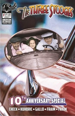 THREE STOOGES AMERICAN MYTHOLOGY 10TH ANNIVERSARY #1 COVER C PRE-SALE 7/1