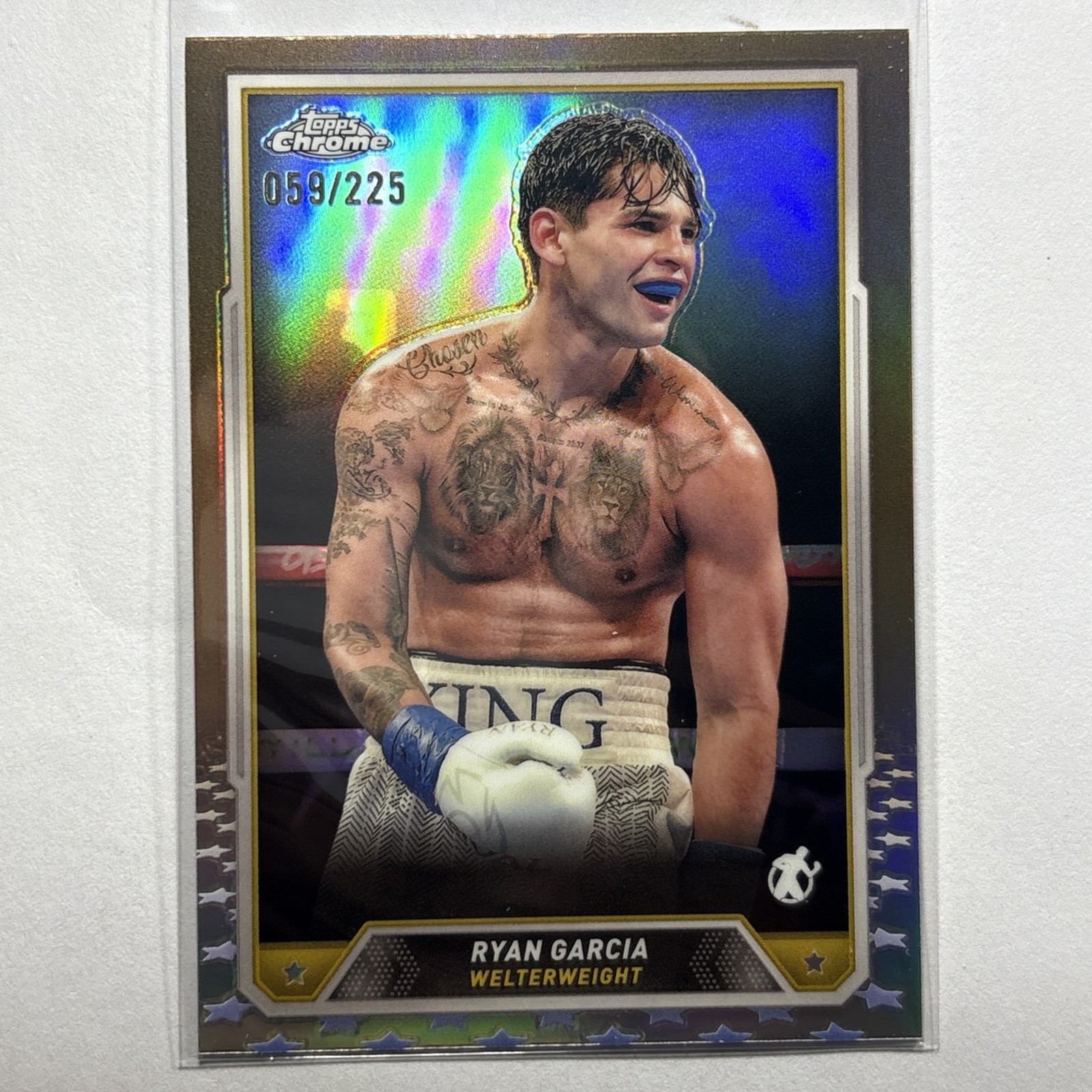 2024 Ryan Garcia Topps Chrome Boxing Bronze Refractor /225 #93