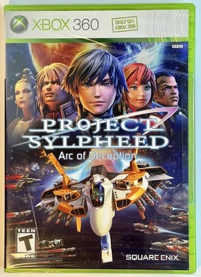 PROJECT SYLPHEED ARC OF DECEPTION for Microsoft Xbox 360 (2007) *FACTORY SEALED*