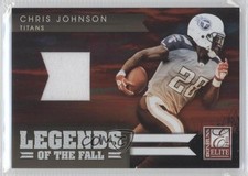 2011 Donruss Elite Legends of the Fall Jerseys 186/299 Chris Johnson #4 0n5