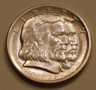 1936 LONG ISLAND Commemorative Half Dollar frosty Very Choice BU