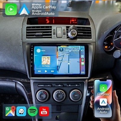 2G+64G Android14 Für Mazda 6 GH GG 2007-2012 Autoradio GPS Navi WIFI SWC DAB+ BT