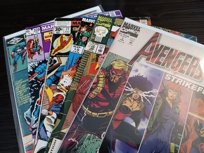 6 Assorted Marvel Comic Books.  Captian America, Thor, Avengers, Fantastic Four