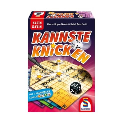 Schmidt Spiel Boardgame  Kannste Knicken (Roll 'em Fold 'em, German  Box VG+/NM