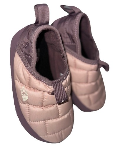 The North Face Thermoball Rose Pink Mule Slipper Lined Comfort Little Kid 12 - Picture 6 of 9