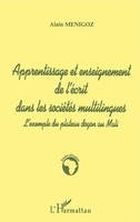 Menigoz Alain | Apprentissage ET Enseignement DE L'ecrit Dans LES SociÉTÉS...