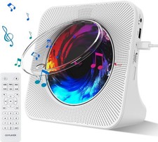 Portable CD Player for Home with Bluetooth and Speakers