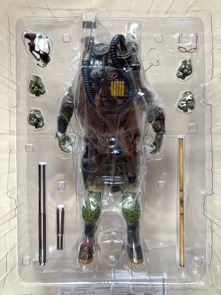 Boneco ThreeZero Teenage Mutant Ninja Turtles The Movie Donatello escala 1:6 novo na caixa - Imagem 3 de 4