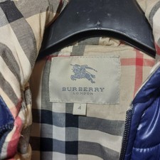 Burberry London Kinderweste Blau Nova Check G...