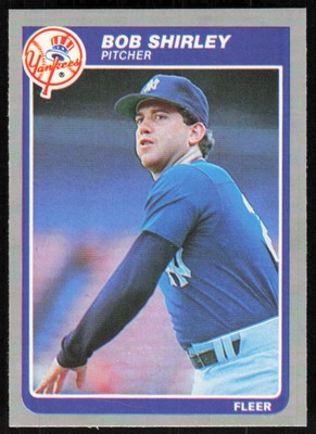 1985 Fleer #145 Bob Shirley   - FREE SHIPPING