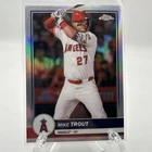 Topps 2026 Chrome Mike Trout #1 Los Angeles Angels Baseball Card Base Set