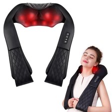 Shiatsu Neck and Back Massager, Neck Massager with Heat for Pain Relief Deep ...