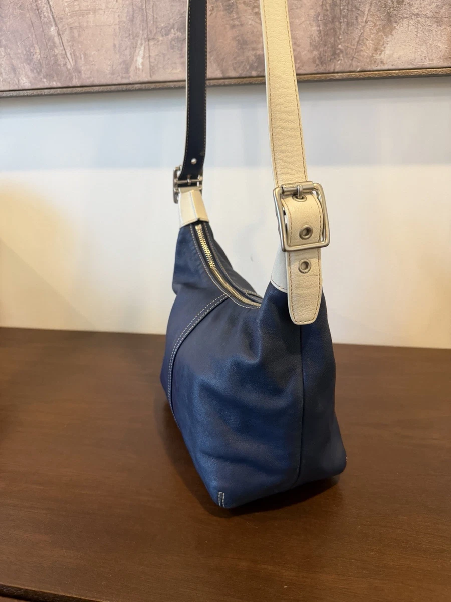 バッグ COACH Hobo 2way Bag Navy Leather Y2K Coach Hobo Bags Blue Bags & Handbags for Women for sale | eBay
