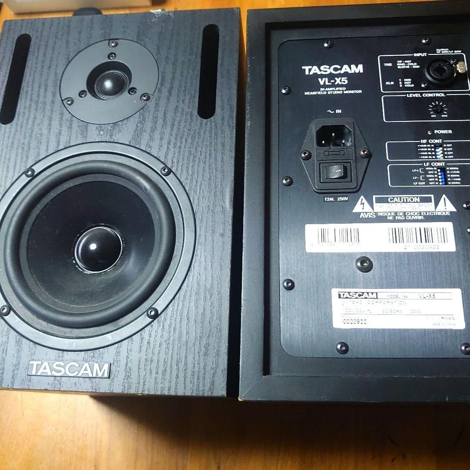 TASCAM VL-X5 BI-AMPLIFIER NEARFIELD STUDIO MONITOR Pair TEAC Professional - Image 3 of 4