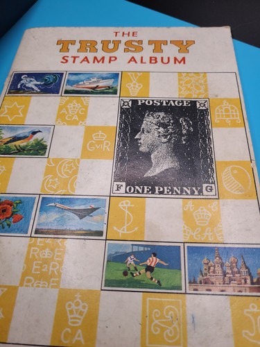 Vintage Frank Godden Trusty World Briefmarkenalbum Sammlung