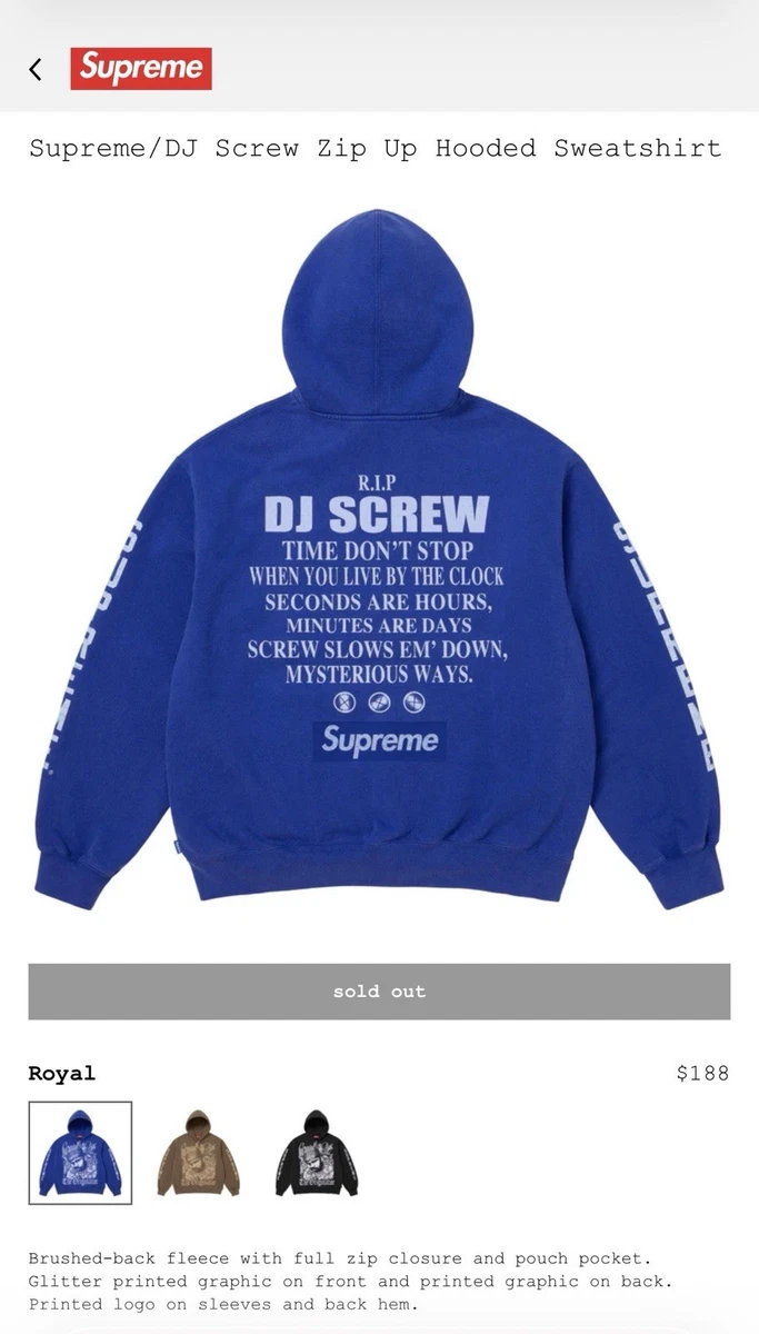 25+ Supreme Blue Cotton Hoodies & Sweatshirts for Men for sale