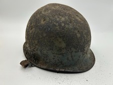 vintage WWII US Army M1 Helmet / Stahlhelm  - Fixed Bale / Back Seem