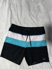 NWOT Men  s O  Neill Blue/Black Size Large Board Shorts