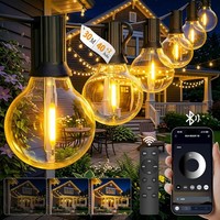 Lichterkette AußEn Outdoor Strom 30M/100FT G40-Intelligente Led Lichterkette