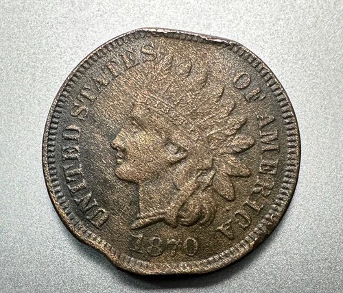 1870  INDIAN CENT   PICK AXE       XF DETAILS  AFFORDABLE KEY DATE  #1062