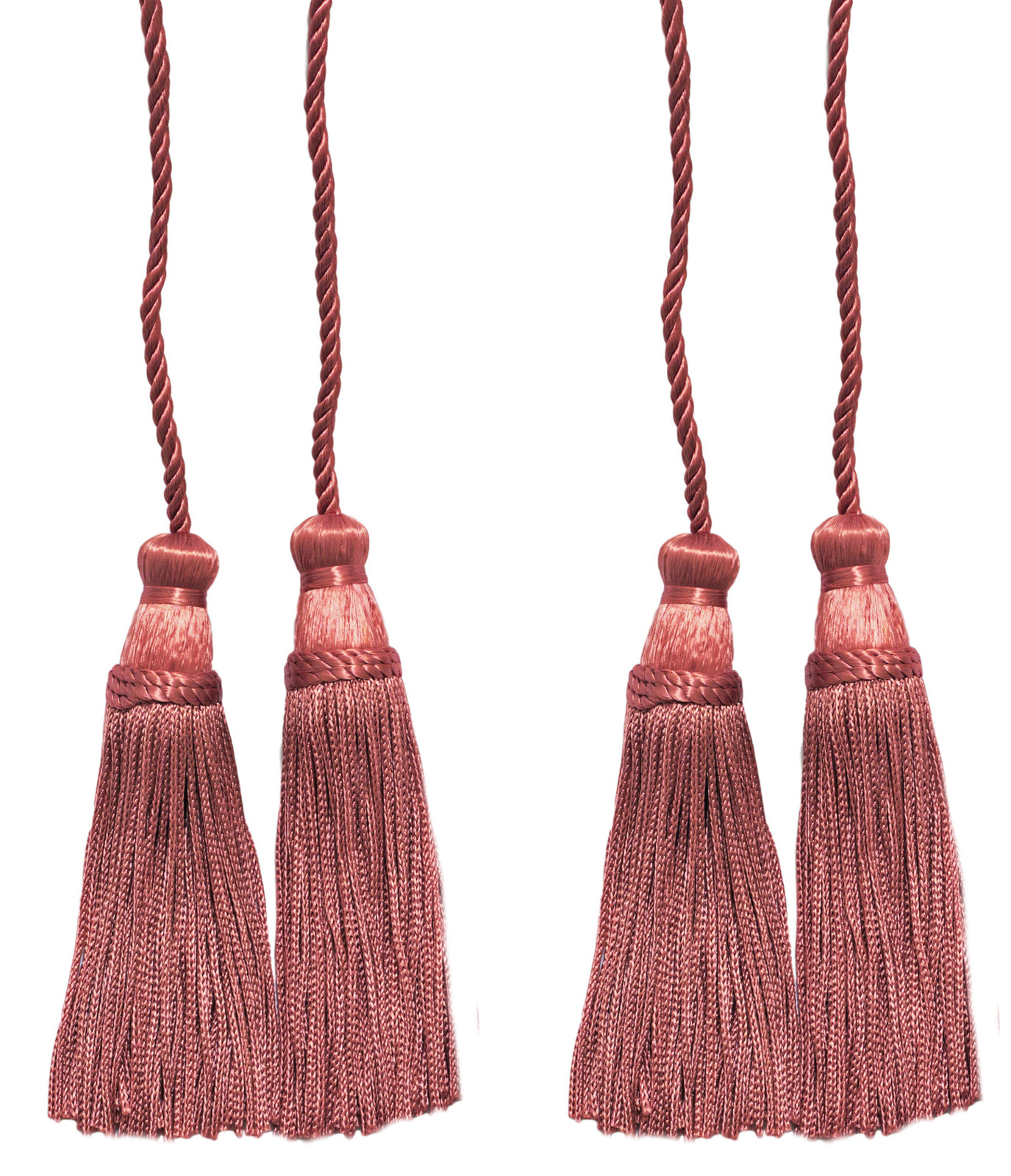 Curtain Tieback, Style# CDCT, Color# 45 - Hibiscus Pink [Set of 2]