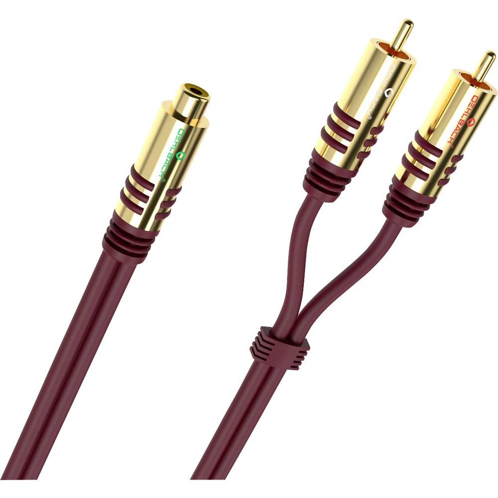 Oehlbach D1C20560 NF Y-Sub Adapter Cinch Audio Adapter 2x Cinch-Stecker - 1x 4790₽