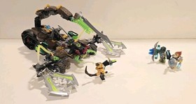 LEGO LEGENDS OF CHIMA: Scorm's Scorpion Stinger (70132) Complete Set