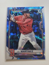 2021 Bowman Chrome Sapphire Refractor J.D. Martinez #58