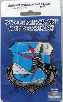 SAC48133 1:48 Scale Aircraft Conversions - Beechcraft Staggerwing Landing Gear