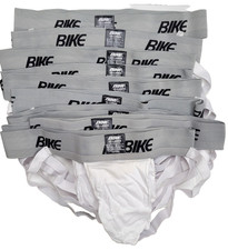 10 pc. Bike Jockstrap Athletic Supporter 2" waistband w/ Cup Pocket XXL 36-40